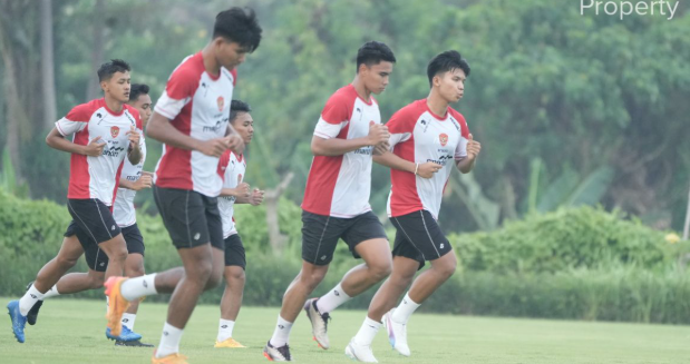 Latihan Timnas Indonesia fokus pada penguatan fisik atlet